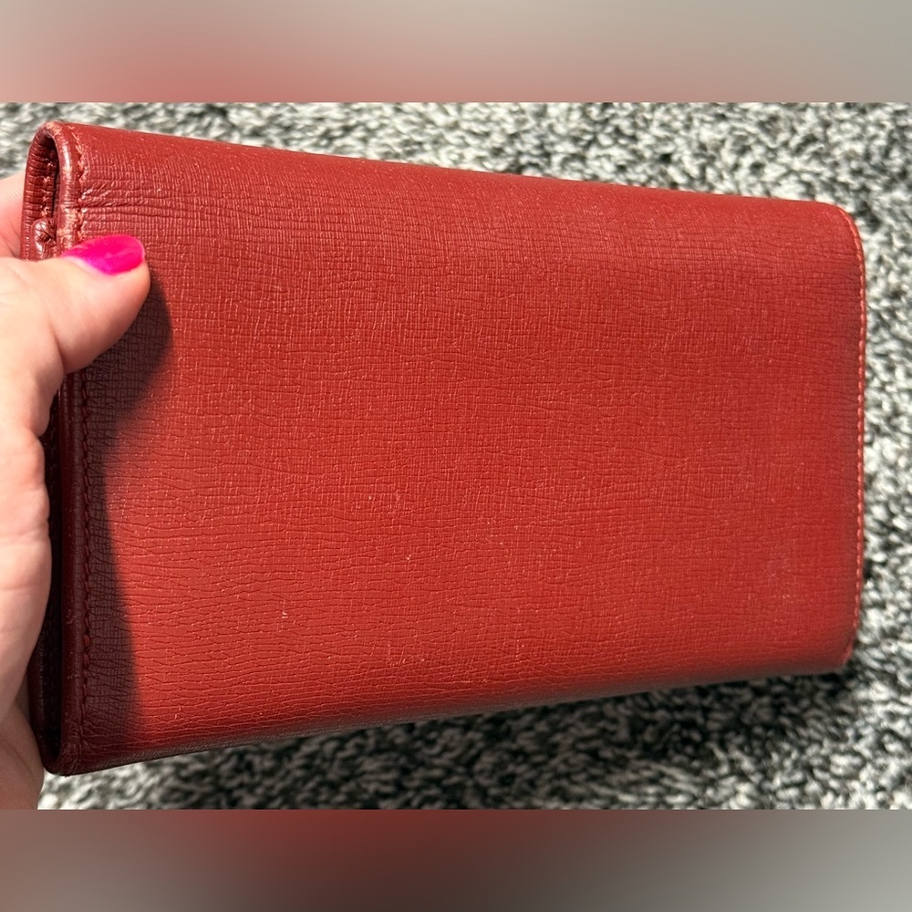 Gucci leather continental dark red wallet - Picture 4 of 16